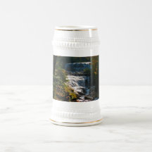 Autumn  water falls coffee mug