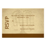 Autumn Willow Tree RSVP Custom Invitation