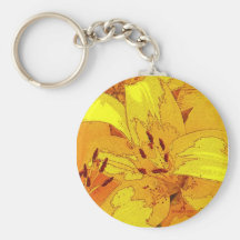 Autumnal Lillies Keychain