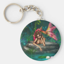 Ava the Pink Mermaid Keychains