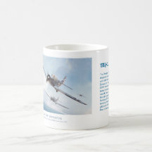 Aviation art mug "TBD-1 Devastator" マグカップ