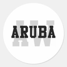 AW Aruba Sticker