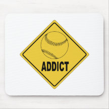AW Baseball 1 Mouse Pads