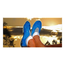 Away From Work Personalised Photo Card
