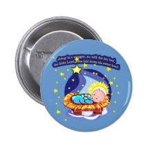 Away in a Manger Christmas Carol T-shirts, Gifts Pin