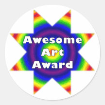 Awesome Art Award Stickers