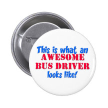 Awesome Bus Driver Pins
