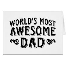Awesome Dad Greeting Cards