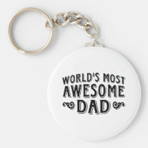 Awesome Dad Keychains