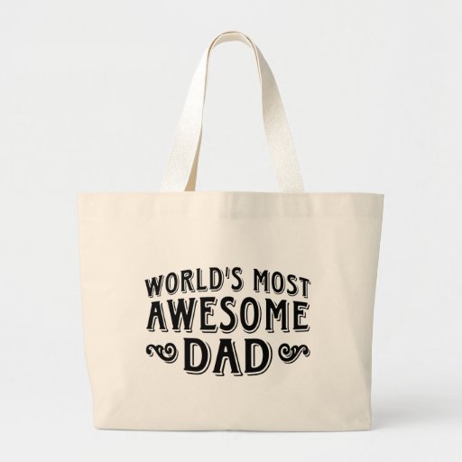 Awesome Dad Tote Bag