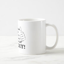 Awesome dad with thumbs coffee mug