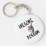 Awesome Possum Opossum Key Chains