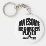 Awesome Recorder Player Key Chains