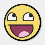Awesome Smiley Magnet
