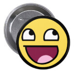 Awesome Smiley Pinback Buttons