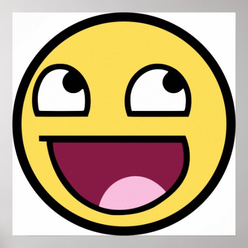 Awesome Smiley Poster