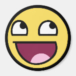 Awesome Smiley Refrigerator Magnet