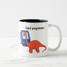 AY- Cobol Programmer Dinosaur Mug