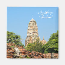 Ayutthaya, ancient capital of Thailand Refrigerator Magnet