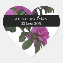 AZALEAS White Wedding Sticker