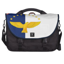 Azores islands flag laptop commuter bag