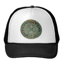 Aztec Calendar in detail Hat