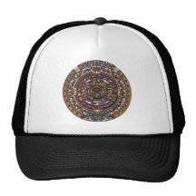 Aztec Calendar Mesh Hat