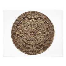 Aztec Calender Custom Invitation