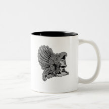 aztec warrior coffee mug
