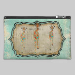Azure & Amber Giraffes Travel Accessory Bag bagettes bags