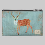 Azure & Amber Ornate Buck Travel Accessory Bag bagettes bags