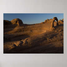 b0892 - Delicate Arch from across Canyon Print