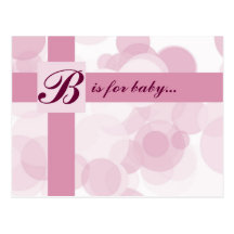 B is for baby post cards