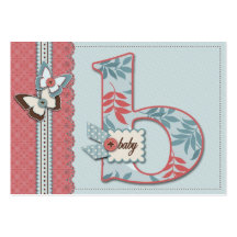 B is for Baby Thank You Notecard Business Cards