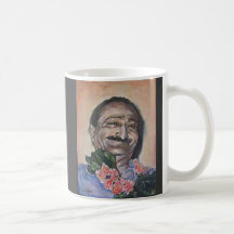 Baba in peach mug
