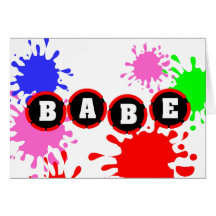 Babe Greeting Card