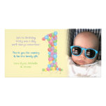 Babies 1st Birthday Thank You Photo Card