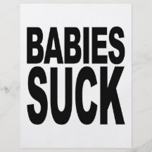 Babies Suck Flyers