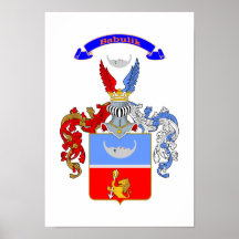 Babulik family Hungarian Coat of Arm 11x15 poster
