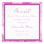 Baby Announcement (Girl) invitations