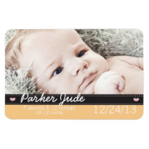 Baby Announcement Magnet magnets