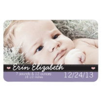 Baby Announcement Magnet magnets