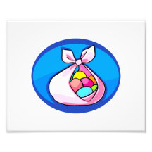 Baby basket of eggs bleu oval.png photo