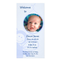 Baby Bee Photo Card Template