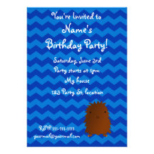 Baby bigfoot birthday invitation