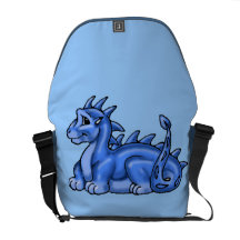 Baby Blue Dragon Courier Bags