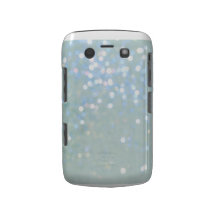 Baby Blue/White Glitter Blackberry Cover Blackberry Case