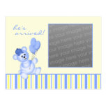 Baby Boy Birth Announcement Post Card