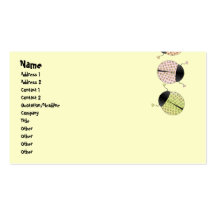 Baby Bugs. Business Card Template