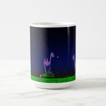 Baby Camels and the Moon Mug